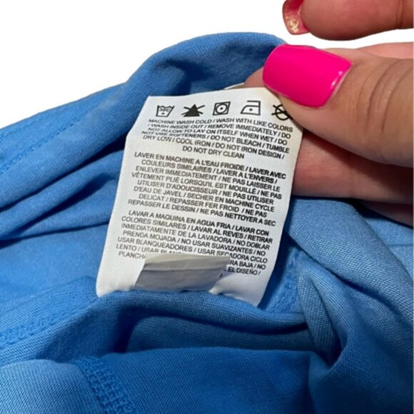 Nike Blue Running Dri Fit T shirt Size Large - Picture 7 of 8